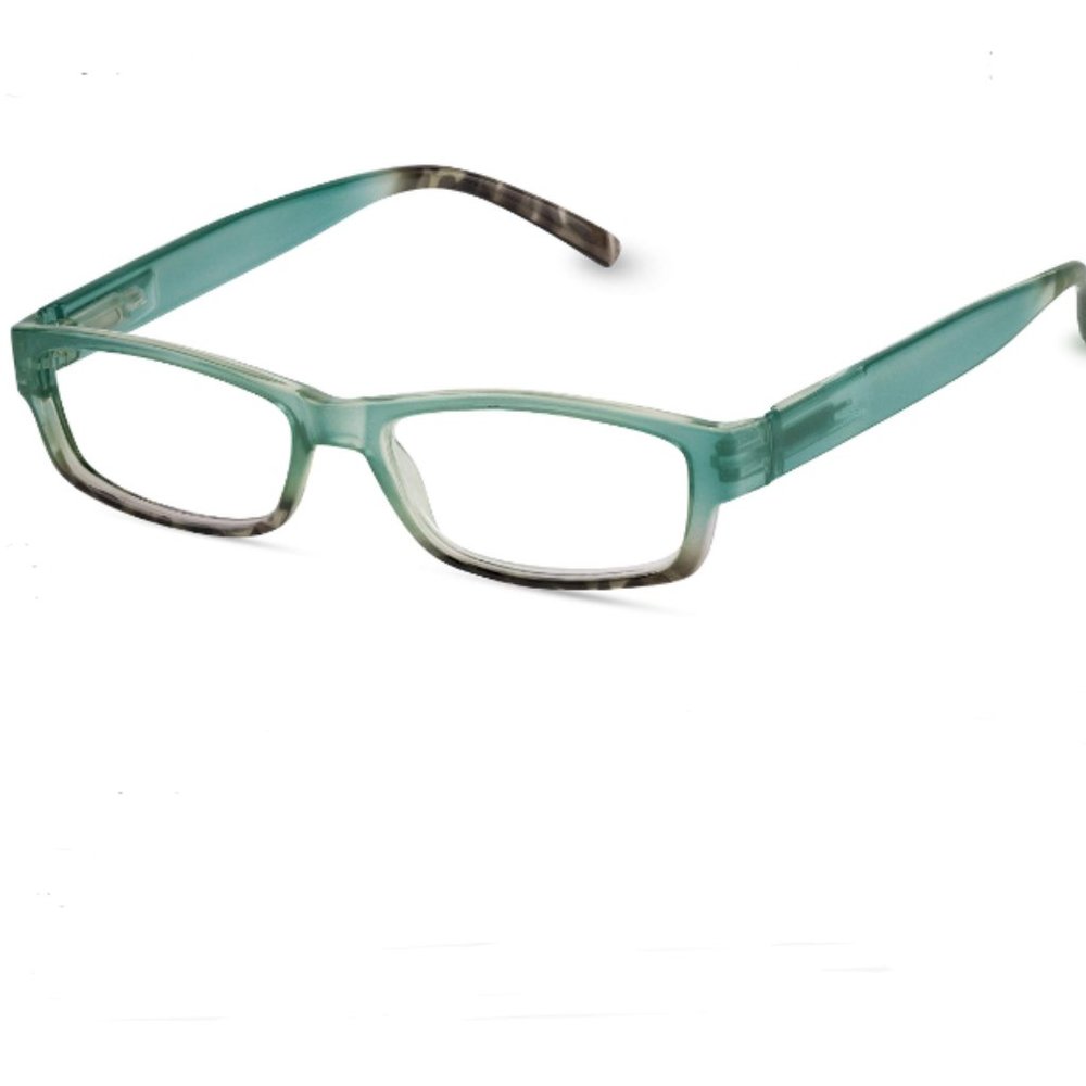NWOT Peepers Sunny Side Up Reading Glasses in Green & Brown